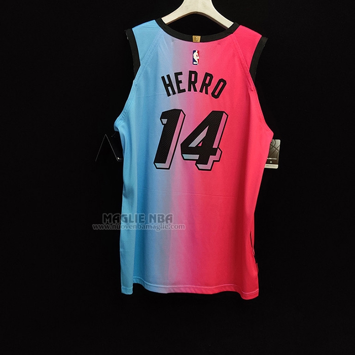 Maglia
 Tyler Herro NO 14 Miami Heat Citta
 Autentico
 2020-21 Blu
 Rosa
